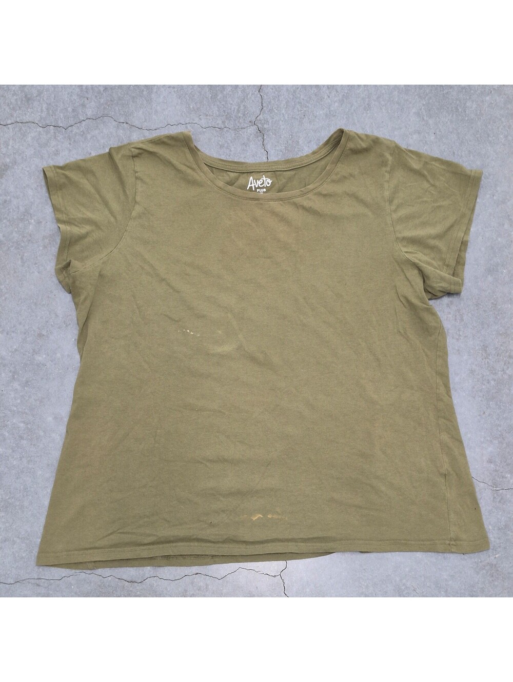 Aveto Plus Plain Green T Shirt